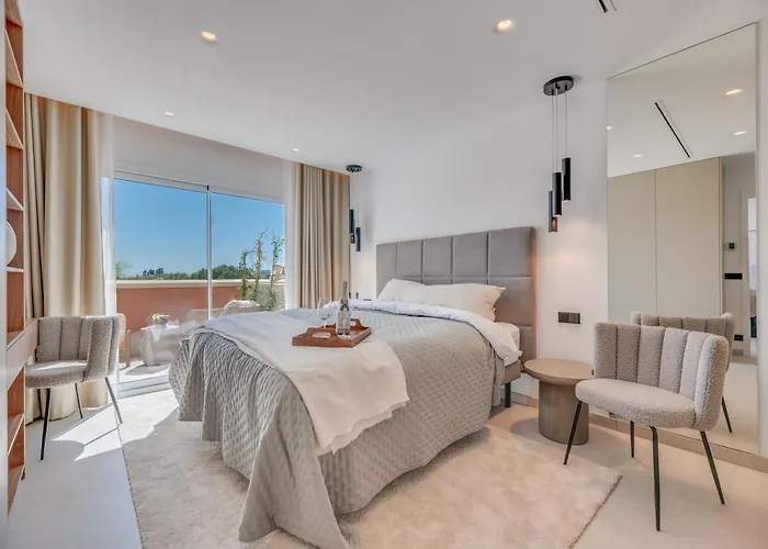 Apartmán Luxury 3 Bdrm With Private Pool And Stunning Sea Views Marbella