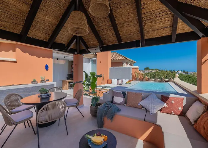 Apartmán Luxury 3 Bdrm With Private Pool And Stunning Sea Views Marbella